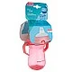 Cup with straw 250 ml pink