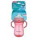 Cup with straw 250 ml pink