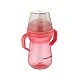 Cup with straw 250 ml pink