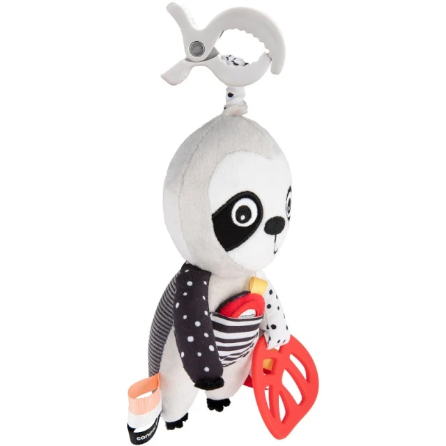 Interactive toy with clip Boo