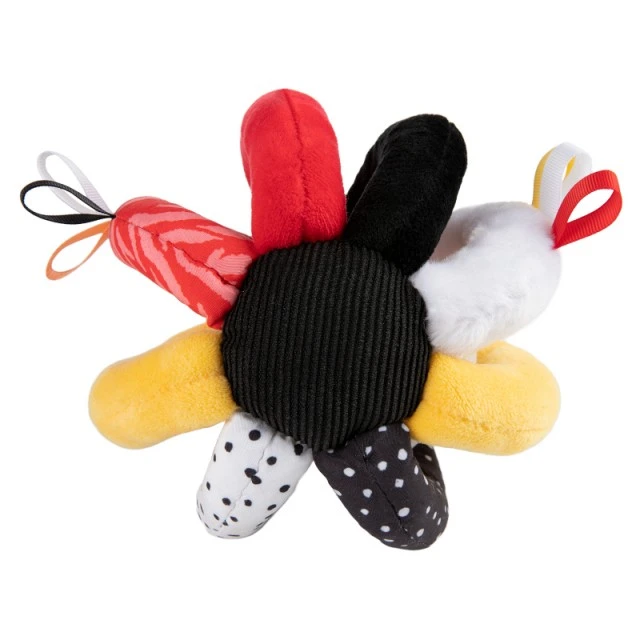 Soft ball with a Boo rattle