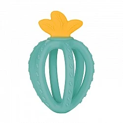 Silicone teether 3D - strawberry