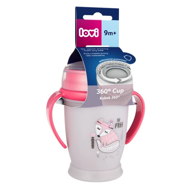 Mug with handles 360 degrees JUNIOR Indian Summer Girl 250 ml 12m+