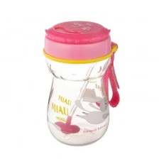 Cup with straw 350 ml CAT