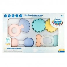 Комплект чесалки Pastel, 4 бр.