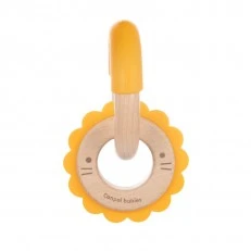 Чесалка дърво-силикон Lion