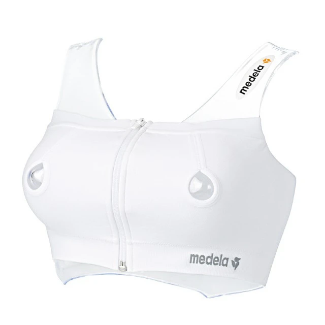 Easy squeeze bra M, white