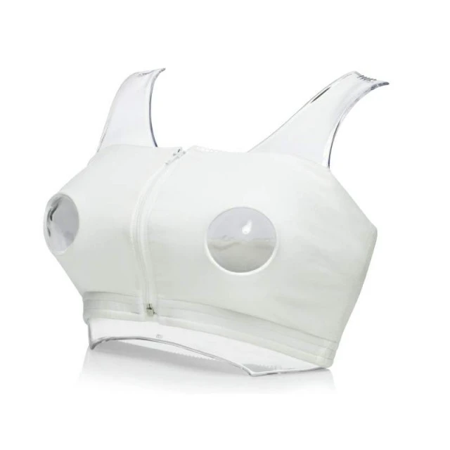 Easy squeeze bra M, white