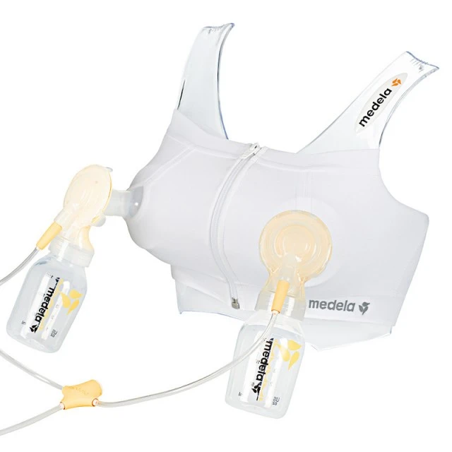 Bustier for easy squeezing L, white