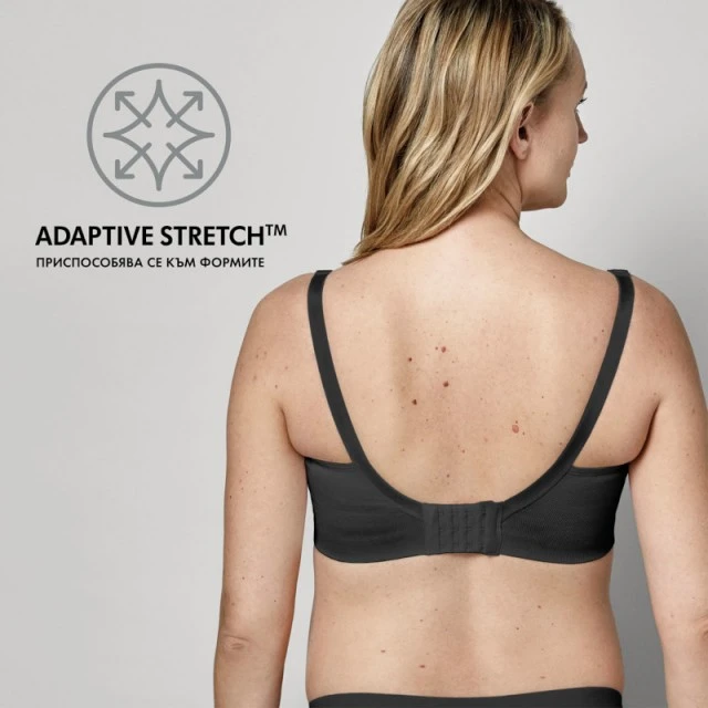 Keep Cool Breathable Pregnancy and Nursing Bra, Dr. S, Black