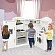 Children's corner kitchen with sound and light, Costway