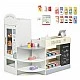 Large wooden shop with accessories white, Costway