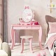 Children's Wooden Dresser with a chair, Costway