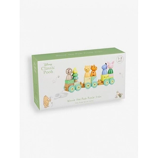 Wooden pull-along train - Winnie the Pooh and friends (FSC®)