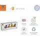 Large wooden train, puzzle and sorter - Animals Collection