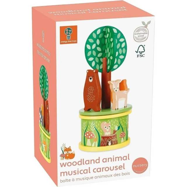 Музикална въртележка, Orange Tree Toys - Горски Животни