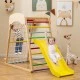 Climbing frame with slide 4in1, colorful, Costway