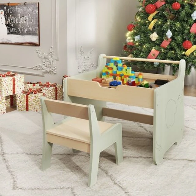 Children's drawing table 2 in 1, Costway