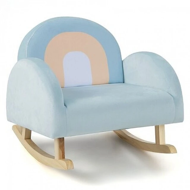 Children’s rocking chair, blue, Costway