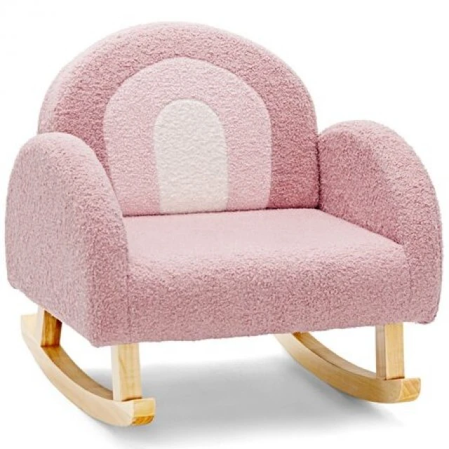 Children’s upholstered rocking chair, Costway