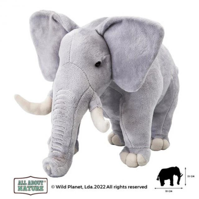 Плюшена играчка, Слонче 35см. Wild Planet