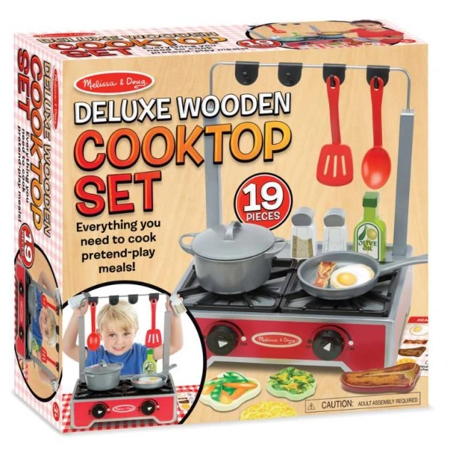 Luxury wooden cooking top with hotplates