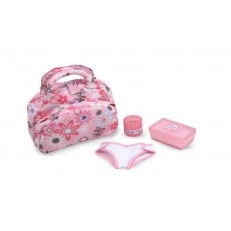 Diaper changing kit in a bag