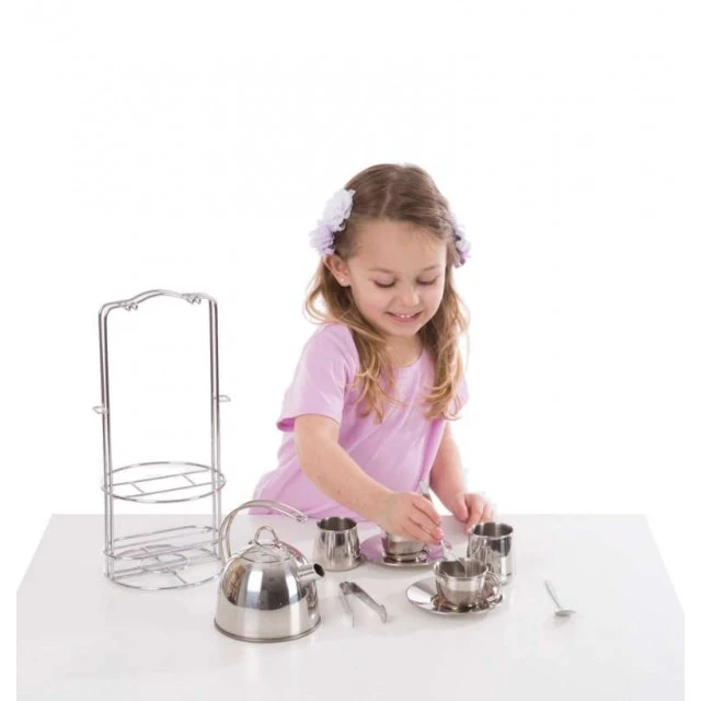 Stainless steel tea set