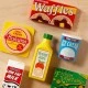 Дървен комплект - Хранителни продукти за хладилник