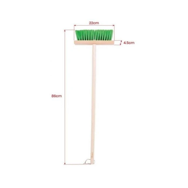 Children’s broom with a long handle