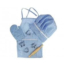 Комплектът на готвача -  в синьо