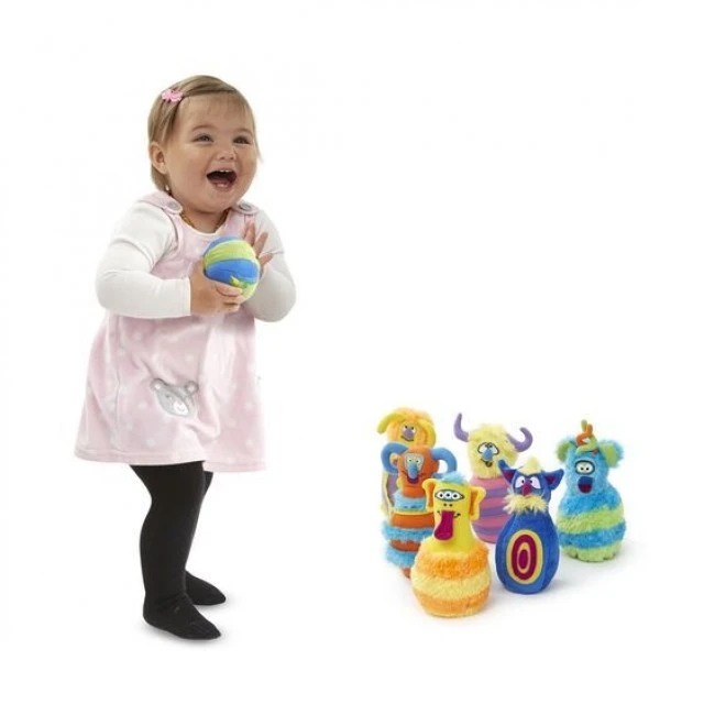 Plush Bowling Set - Monsters