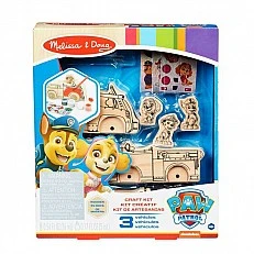 Creative set with wooden figurines - Paw Patrol