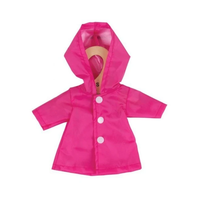 Clothes for doll 25 cm - Pink raincoat