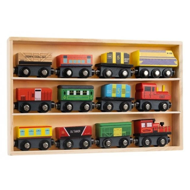 Wooden train set