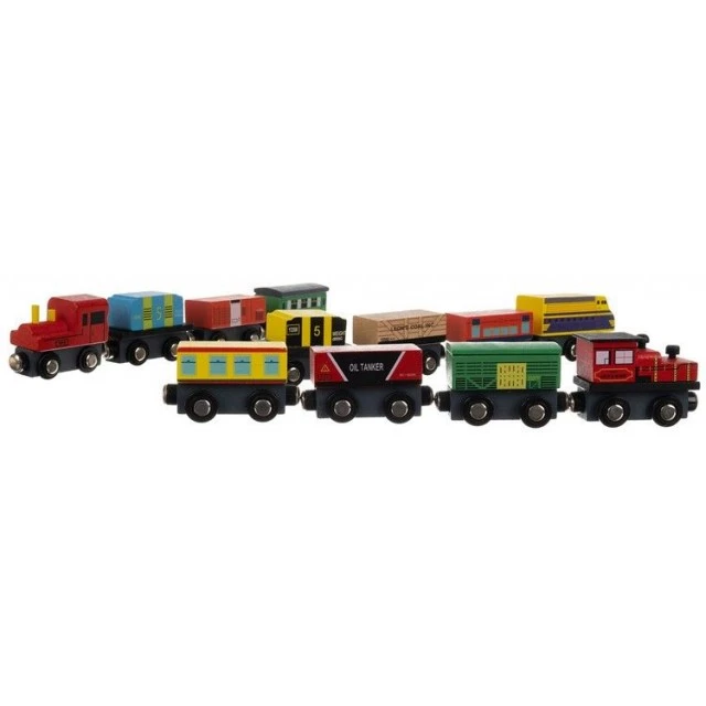 Wooden train set