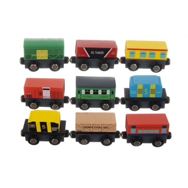 Wooden train set