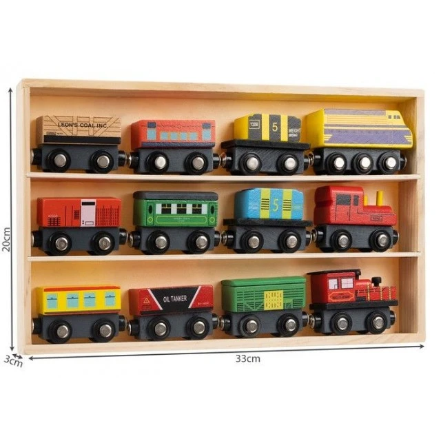 Wooden train set