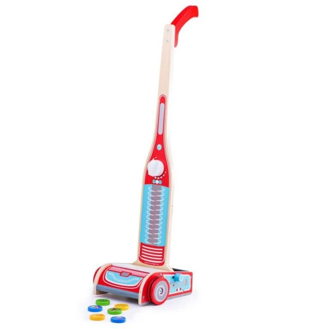 Children’s wooden vacuum cleaner