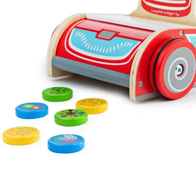 Children’s wooden vacuum cleaner