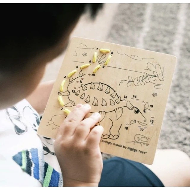 Bigjigs - Sewing by numbers craft kit - Dinosaurs