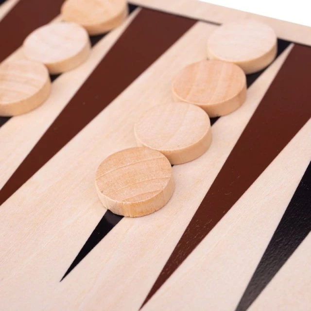 Bigjigs - Wooden Board Game - Backgammon