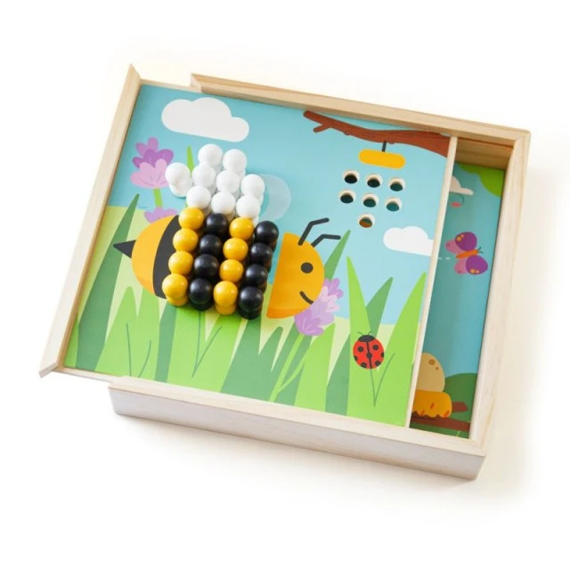 Bigjigs - Childrens wooden mosaic - Garden