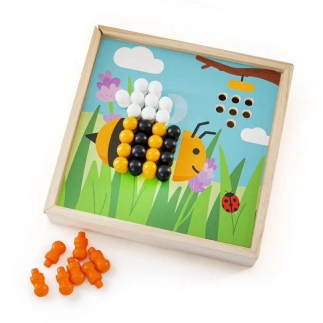Bigjigs - Childrens wooden mosaic - Garden