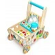 Melissa & Doug - Дървена количка - сортер с хранителни продукти