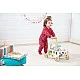Melissa & Doug - Дървена количка - сортер с хранителни продукти