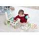 Melissa & Doug - Дървена количка - сортер с хранителни продукти