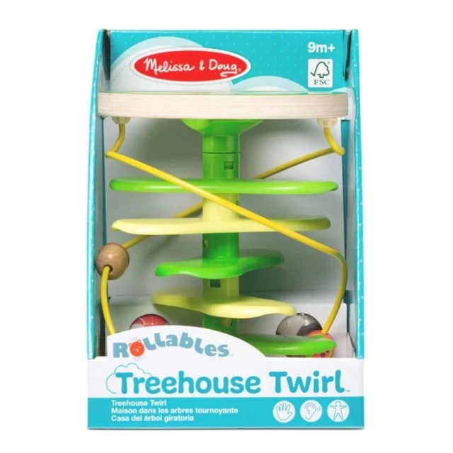 Melissa & Doug - Fun spiral with plush round toys - Falling Tree