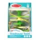 Melissa & Doug - Забавна спирала с плюшени, кръгли играчки - Падащо дърво