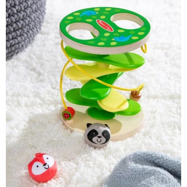 Melissa & Doug - Fun spiral with plush round toys - Falling Tree